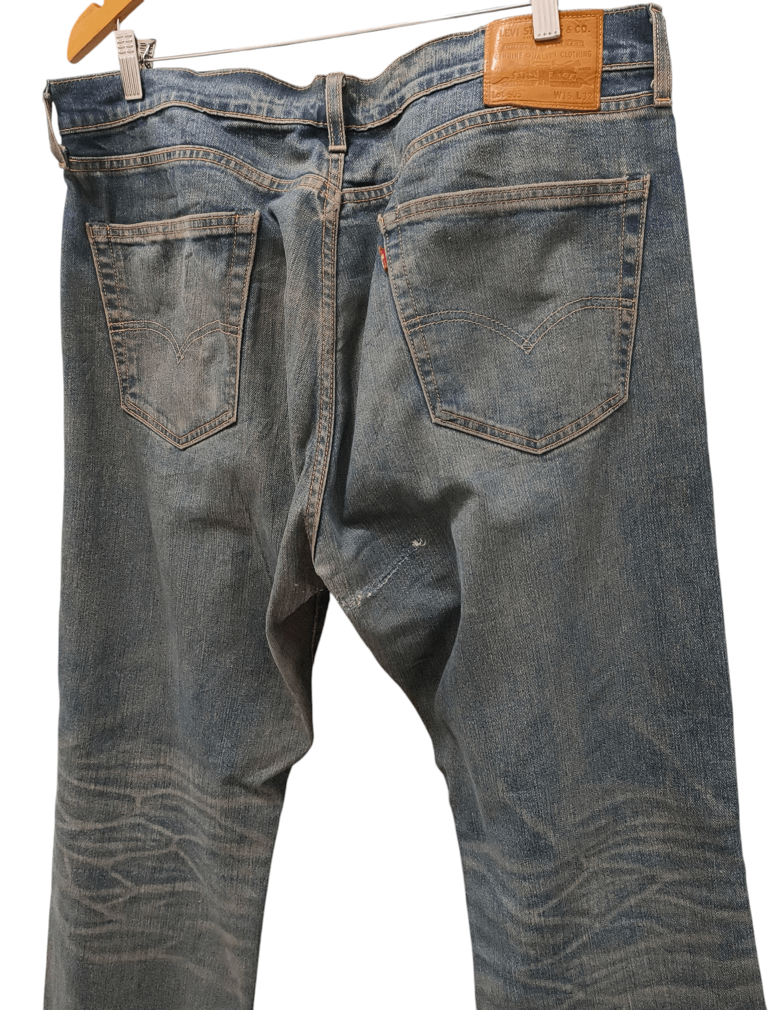 Levi's × Levi's Vintage Clothing 💥Flared Mudwash Levis Big E 505 💥 Size US 38 / EU 54 - 7 Thumbnail