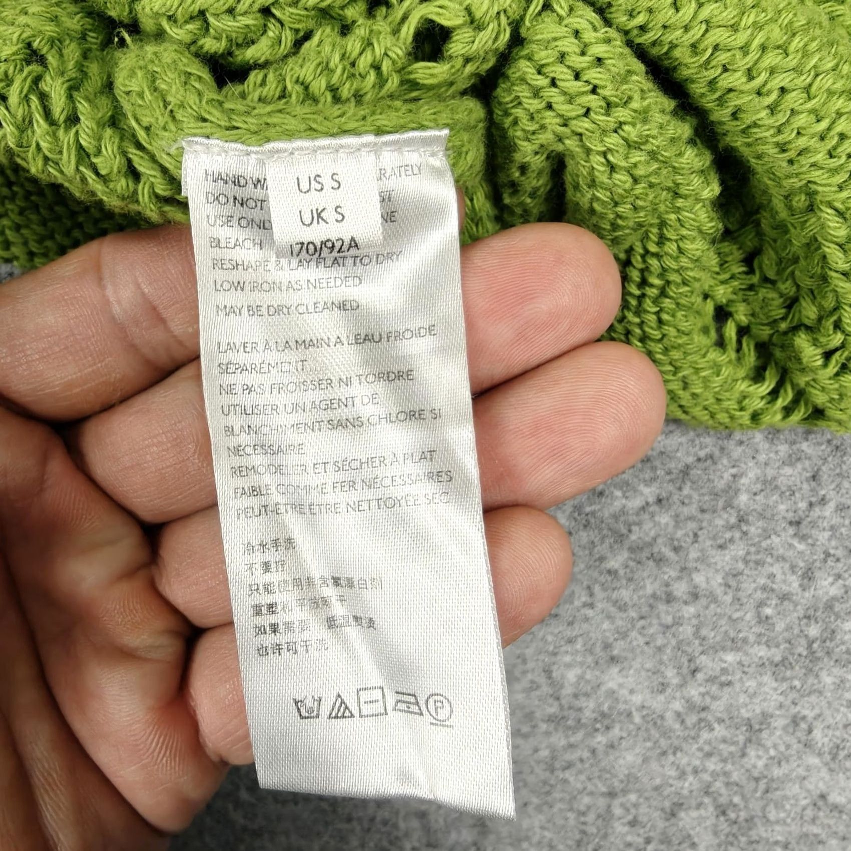 Free People FP Beach Free People Sweater Shrug Womens Small Green Open Knit Tie Front Crop | Knit | Open-Knit | Shrug | Casual | Spring | Womens Size S / US 4 / IT 40 - 4 Thumbnail