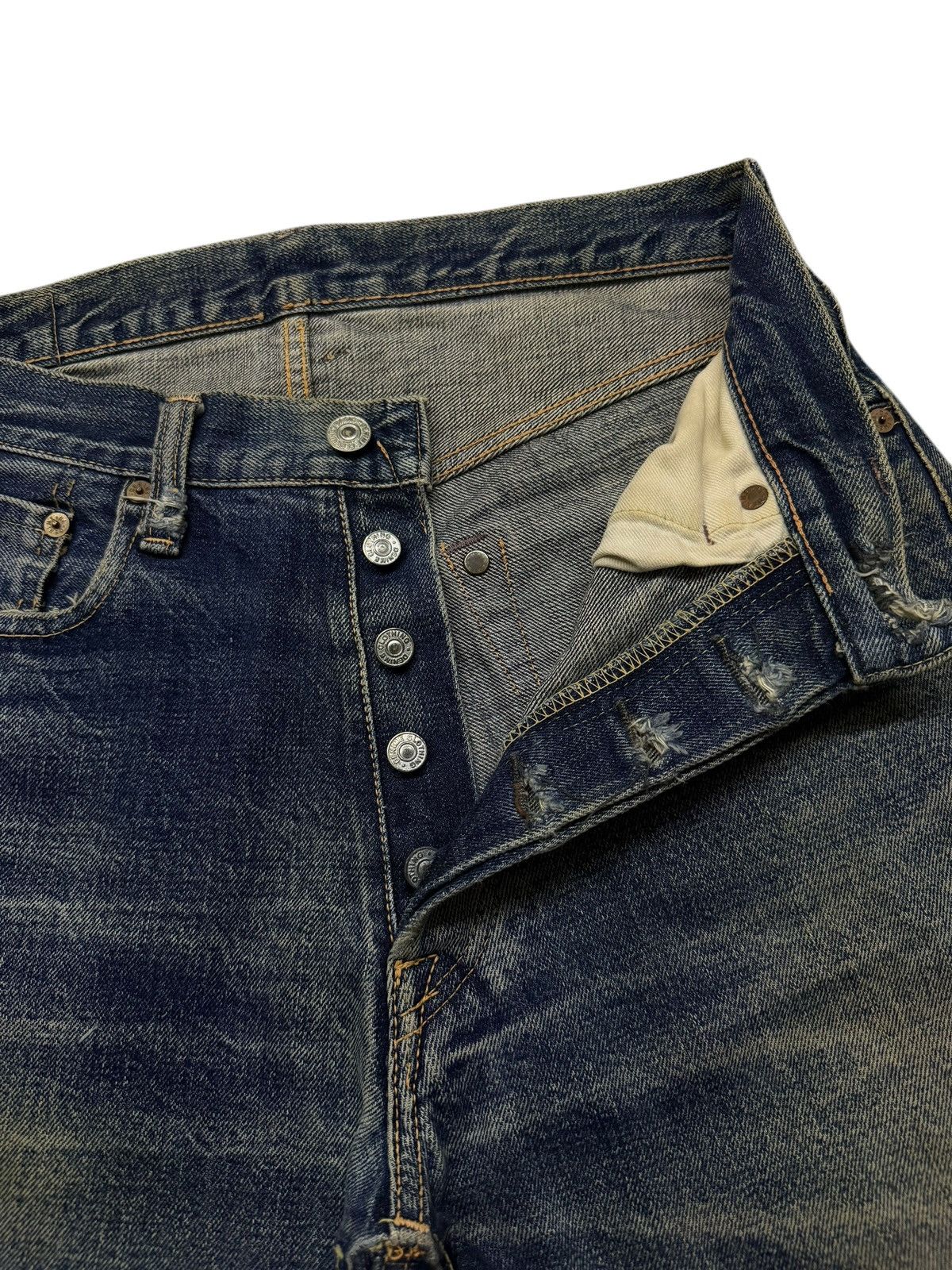 Denime Vintage 90s Denime Lot 013 Orizzonti Japan Selvedge | W29 Size US 29 - 12 Thumbnail
