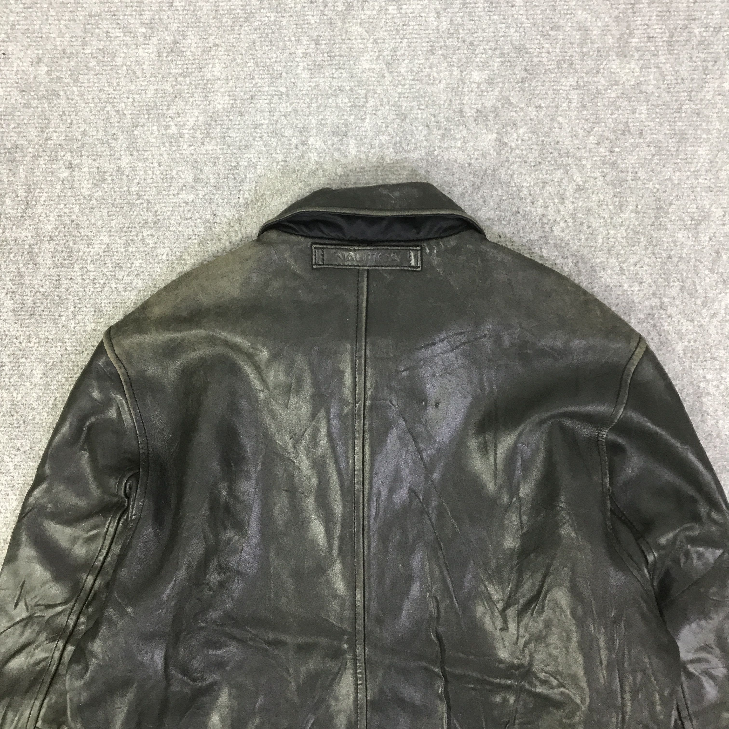 Nautica NAUTICA LEATHER JACKET K115B17 Size US L / EU 52-54 / 3 - 4 Thumbnail