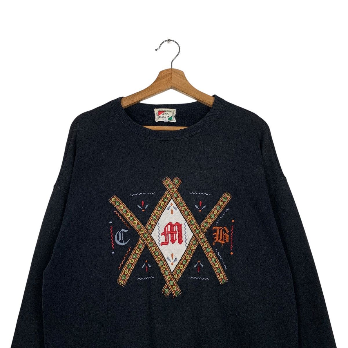 Japanese Brand Japanese Brand Men's Magician Big Logo Sweatshirt Size US M / EU 48-50 / 2 - 2 Thumbnail
