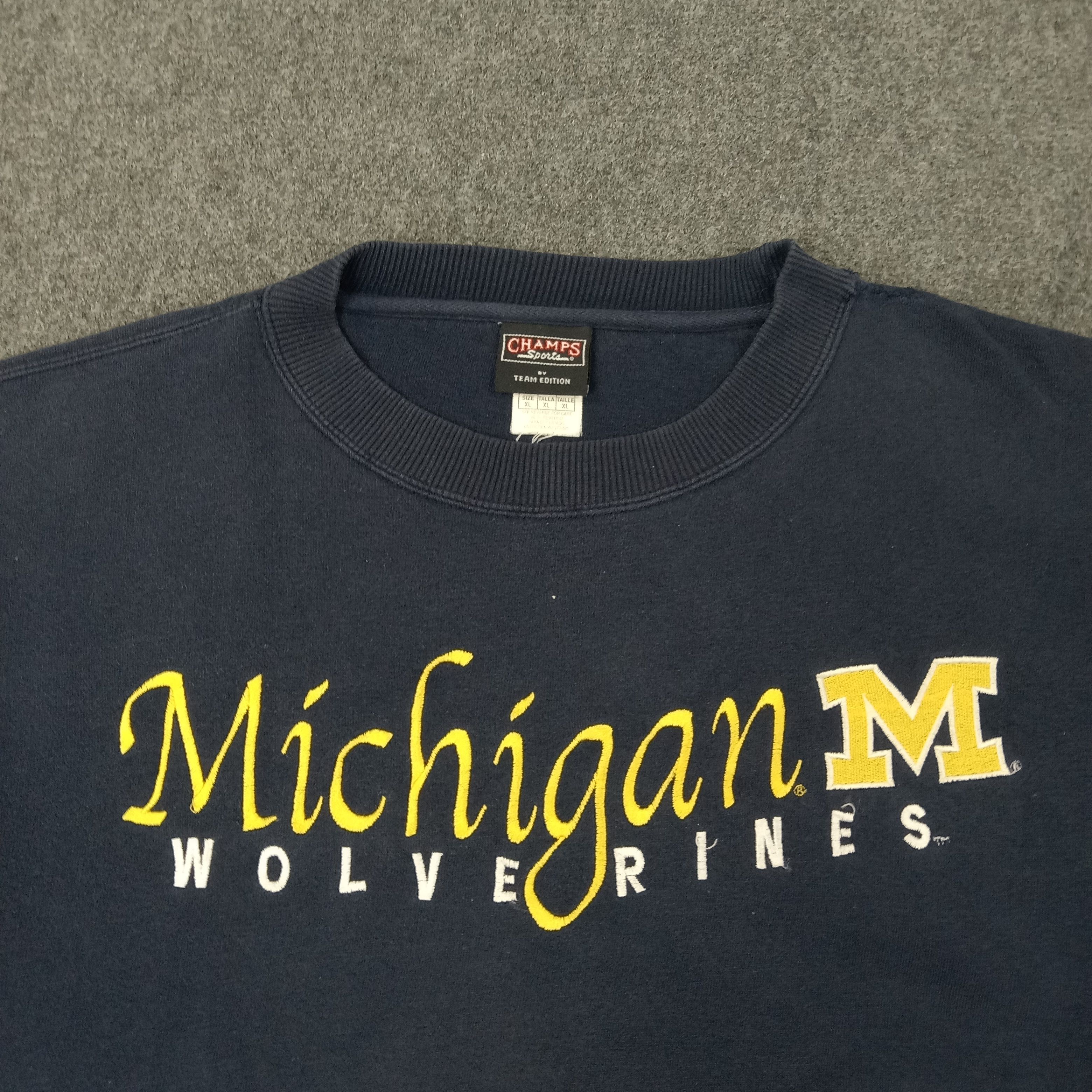 NFL Michigan Wolverines American Football Sweatshirt C253N9 Size US XXL / EU 58 / 5 - 2 Thumbnail