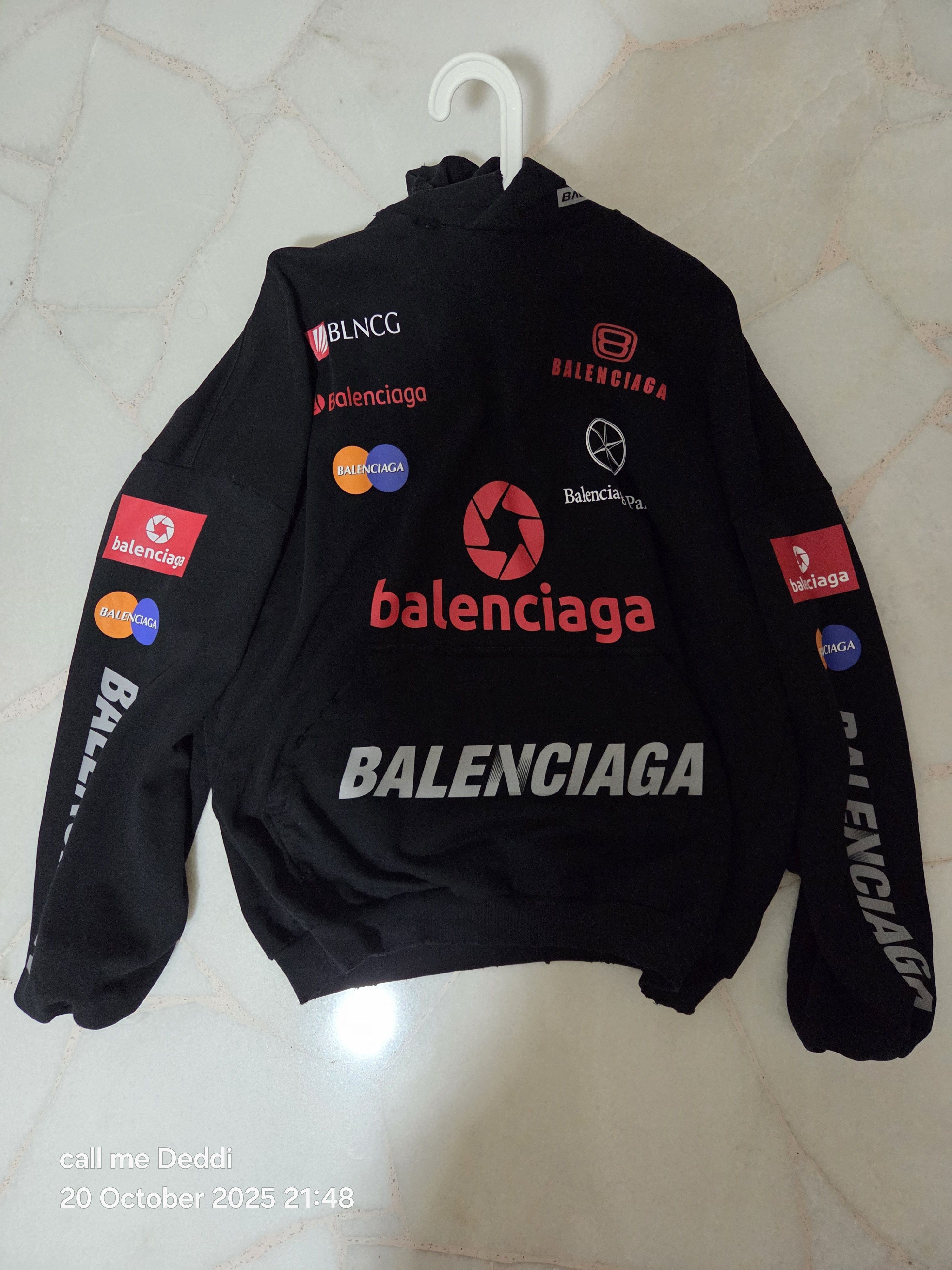 Balenciaga Balenciaga Top League Hoodie Size US M / EU 48-50 / 2 - 5 Thumbnail