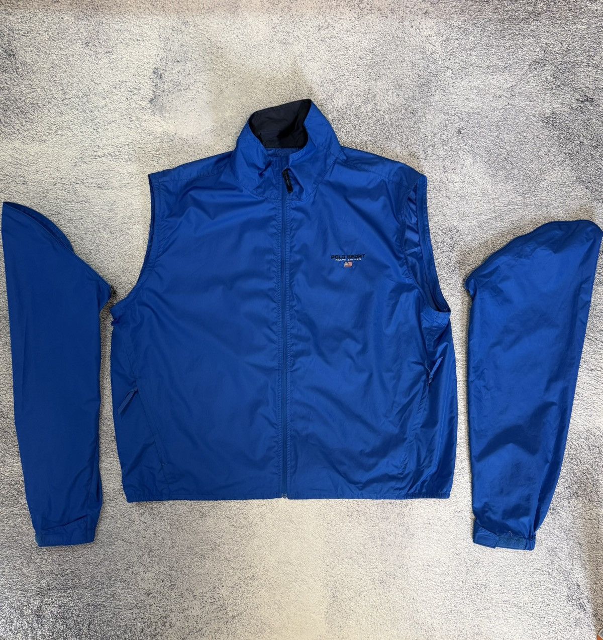 Polo Ralph Lauren Polo Sport Ralph Lauren 2in1 Jacket Vest Windbreaker XXL Size US XXL / EU 58 / 5 - 1 Thumbnail