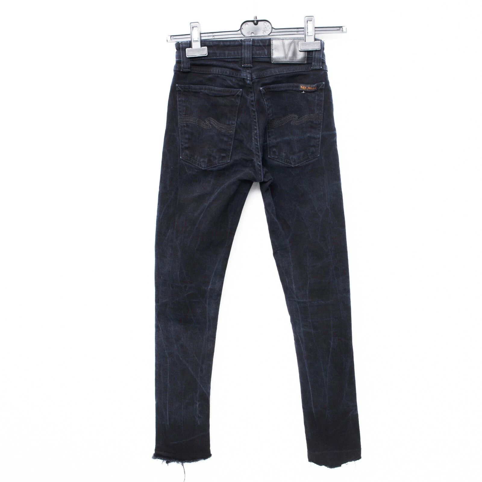 Nudie Jeans Jeans Womens W24 L32 Skinny Low Rise Trousers Slim Stretch Size 24" / US 00 / IT 34 - 4 Thumbnail