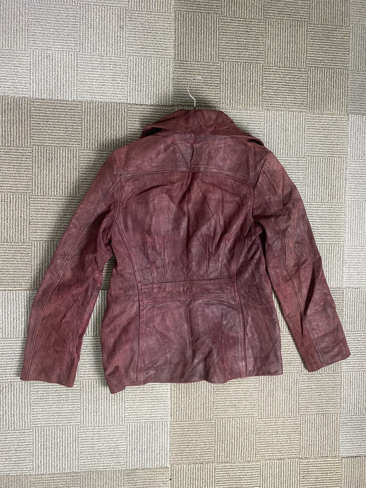 Guess Vintage Guess Flower Pattern Leather Jacket Size S / US 4 / IT 40 - 5 Thumbnail