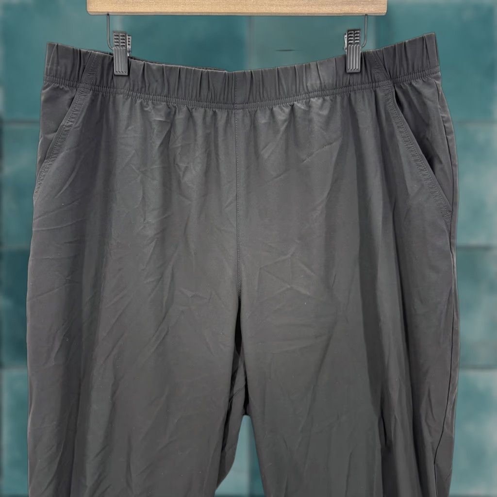 Duluth Trading Company Duluth Nine to Fine Synthetic Pull-On Capri Pants Womens XL Black Stretch Work Size 40" / US 18 - 1 Thumbnail
