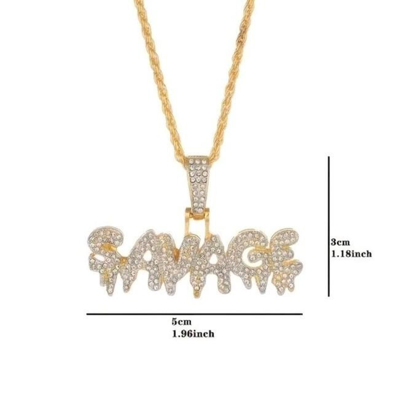 Other Gold plated Savage pendant necklace Size ONE SIZE - 2 Thumbnail
