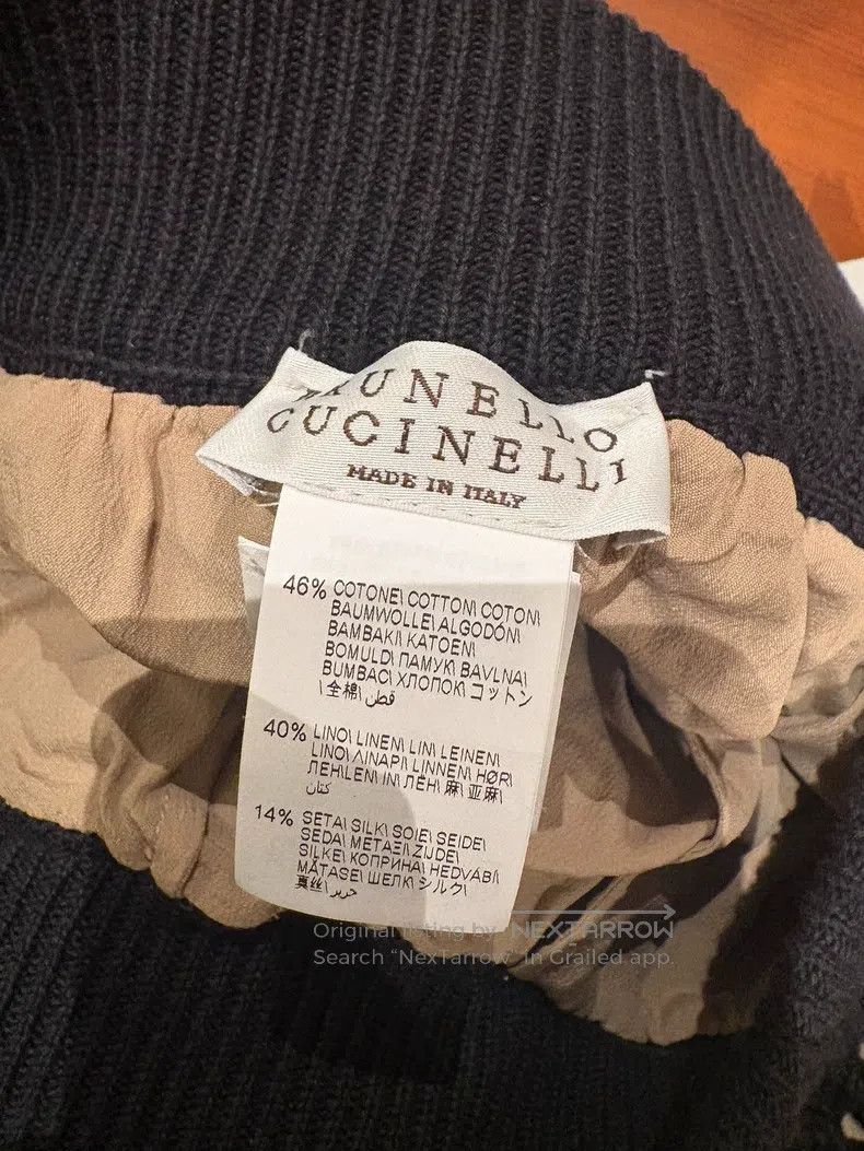 Brunello Cucinelli Brunello Cucinelli size XS Sequined black trousers Size 42" / US 20 - 7 Thumbnail