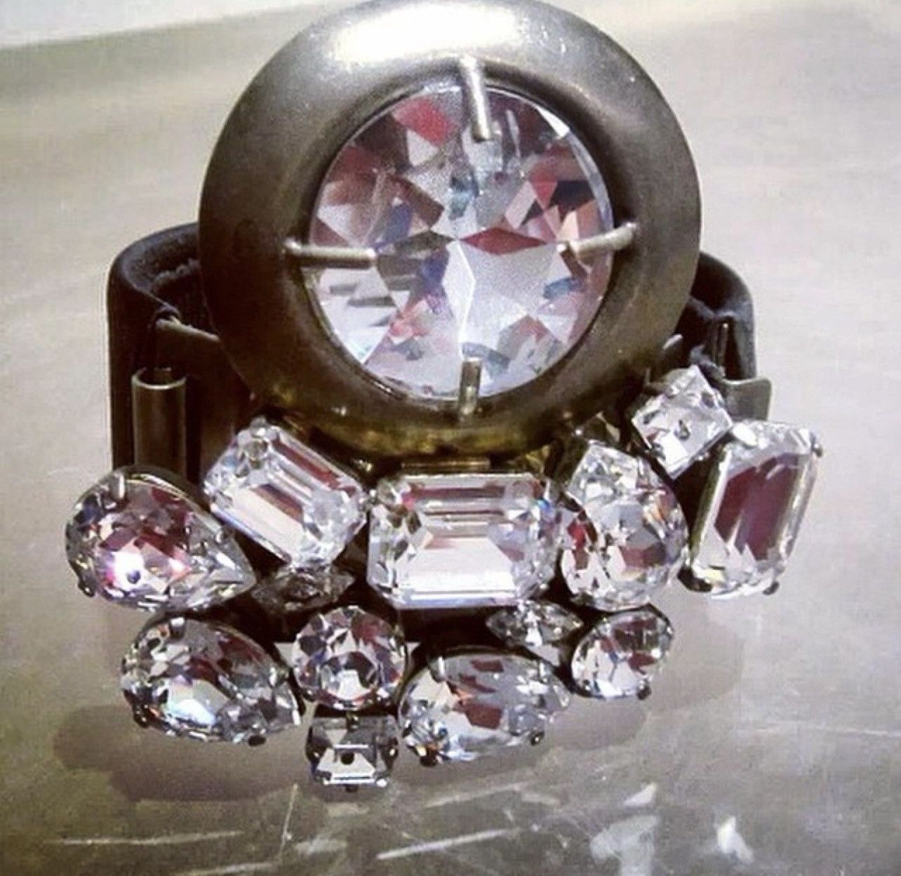 Miu Miu Stunning Miu Miu crystal cuff bracelet. New in box. Size ONE SIZE - 16 Thumbnail