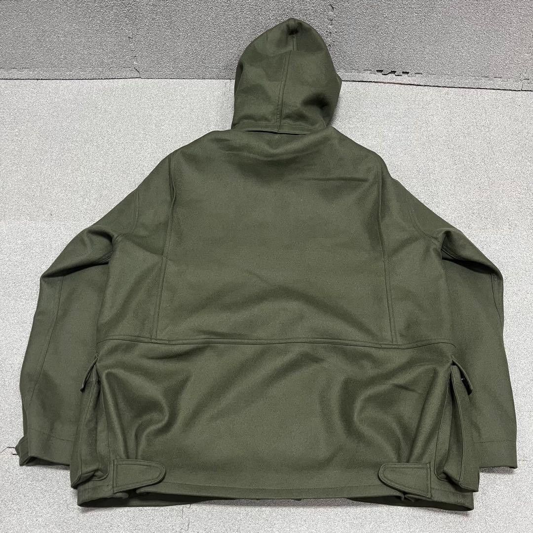 Auralee AURALEE LIGHT MELTON FLIGHT PARKA Olive 3 Size US L / EU 52-54 / 3 - 3 Thumbnail