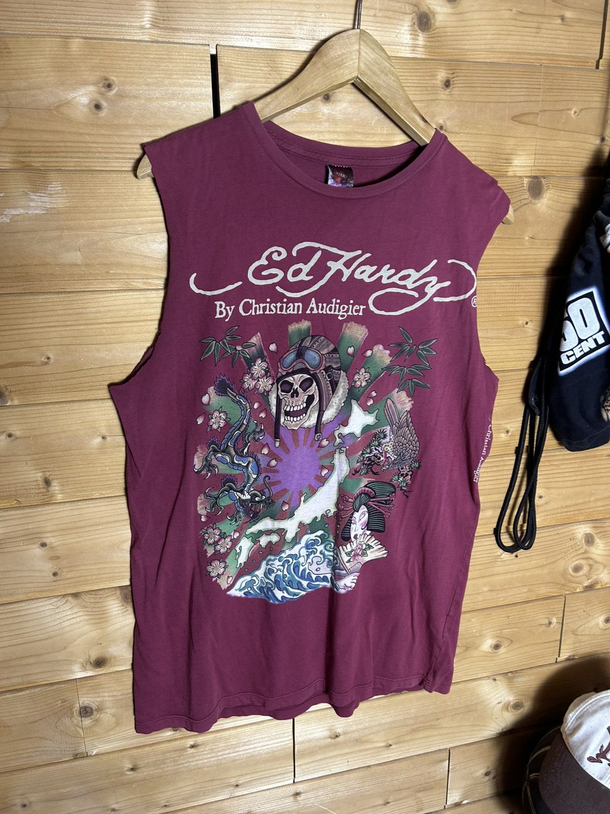 Ed Hardy Ed Hardy skeleton eagle dragon shirt Size US M / EU 48-50 / 2 - 3 Thumbnail