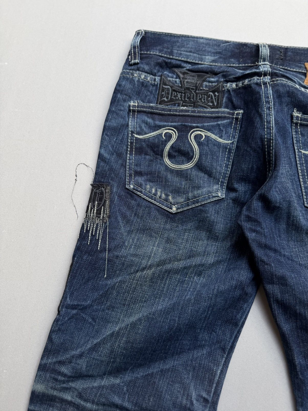 Japanese Brand Dixie flare jeans Size US 28 / EU 44 - 10 Thumbnail
