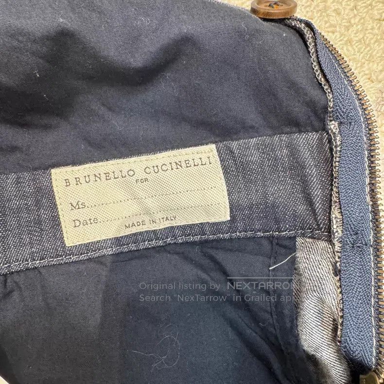 Brunello Cucinelli Brunello Cucinelli Denim Overalls Size 27" / US 4 / IT 40 - 6 Thumbnail