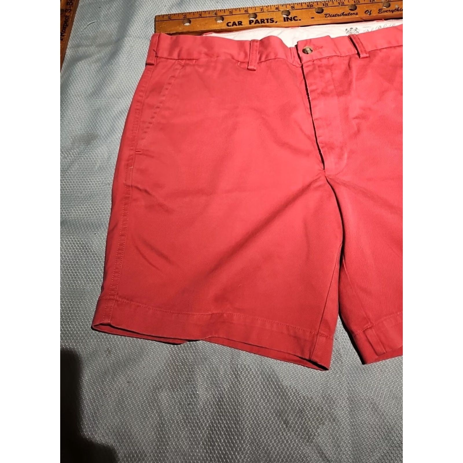 Polo Ralph Lauren Ralph Lauren Shorts Mens 36 Pink Red Casual 100% Cotton Preppy Logo Trousers - Pre-Owned - Excellent Condition - Measurement Guide Size US 36 / EU 52 - 2 Thumbnail