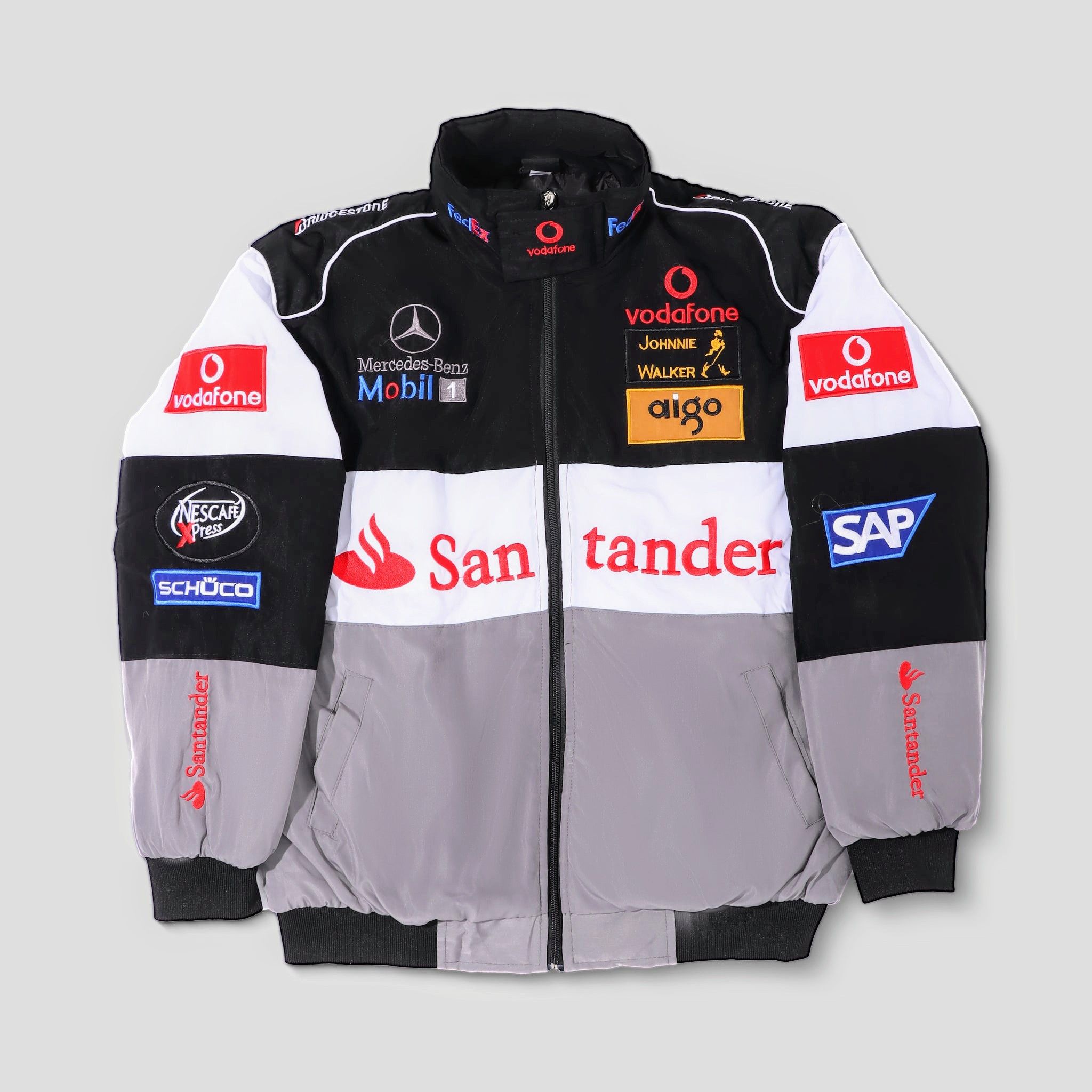 Formula 1 🔥💀 MERCEDES BENZ 💥 F1 Racing Unisex Adult Jacket Vintage Size US XL / EU 56 / 4 - 1 Thumbnail