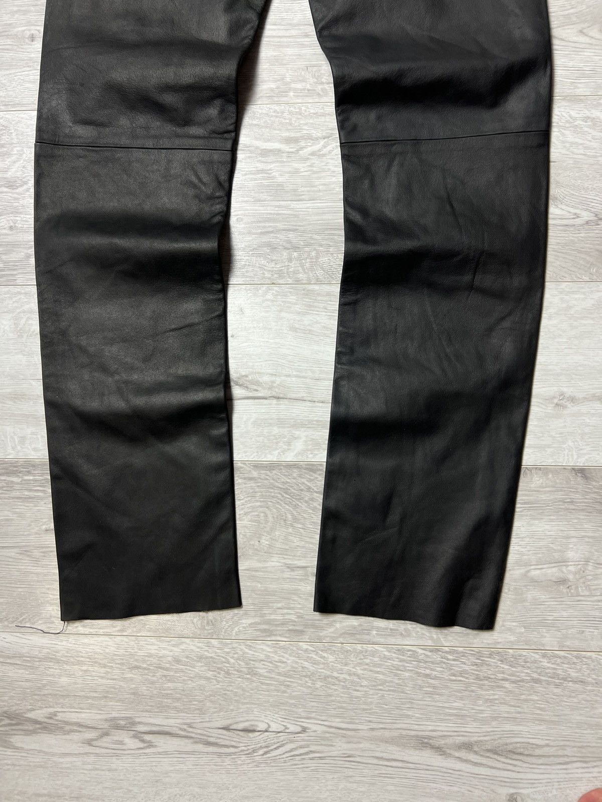 Genuine Leather NWT Vintage Wallaby Australian Lifestyle Leather Biker Pants Size US 30 / EU 46 - 16 Thumbnail