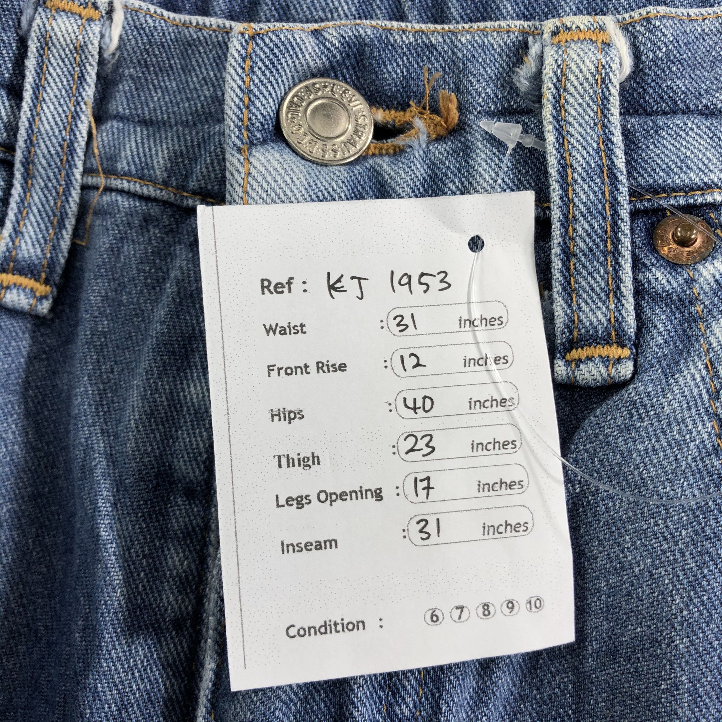 Levi's 90s Vintage Levis 512 White Tab Jeans KJ1953 Size US 31 - 10 Thumbnail