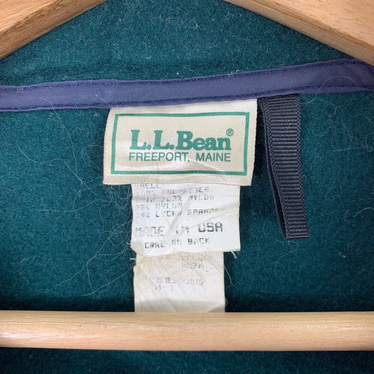 L.L. Bean × Vintage Vintage L.L.BEAN Outdoor Old Skool Logo Zipper Sweatshirt Size US M / EU 48-50 / 2 - 5 Thumbnail
