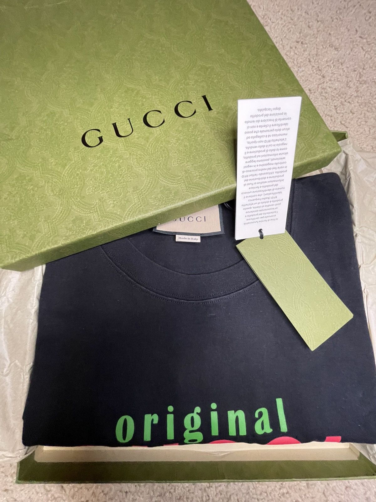 Gucci Original Gucci Black 2XL NWT Size US XXL / EU 58 / 5 - 7 Thumbnail