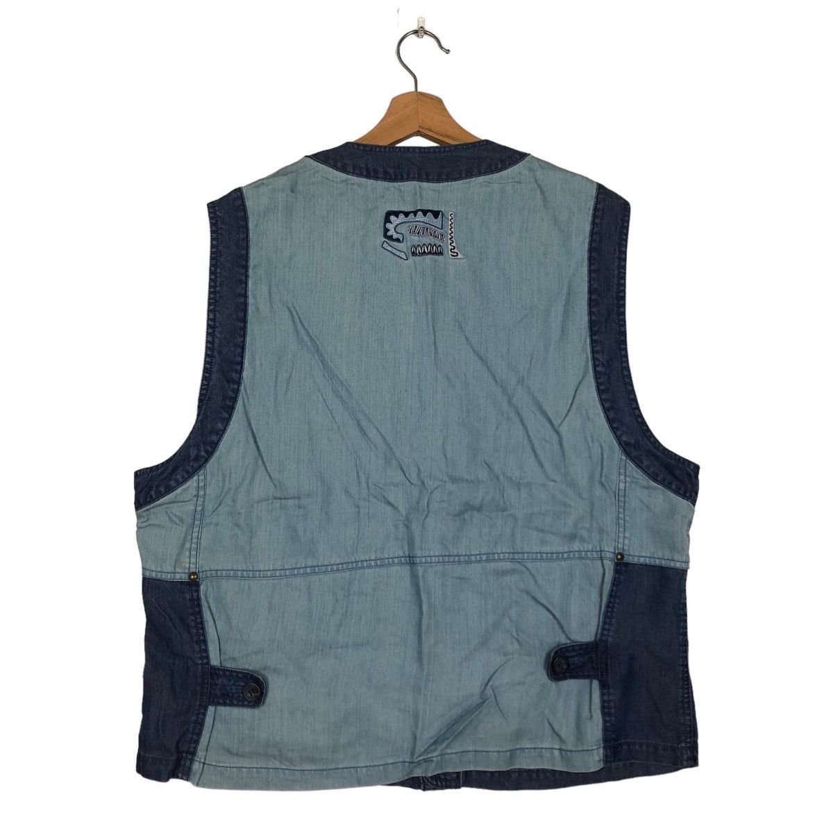 Japanese Brand 🔥Vintage Vest Lancel Spell Out Cartoon Network Size US M / EU 48-50 / 2 - 8 Thumbnail