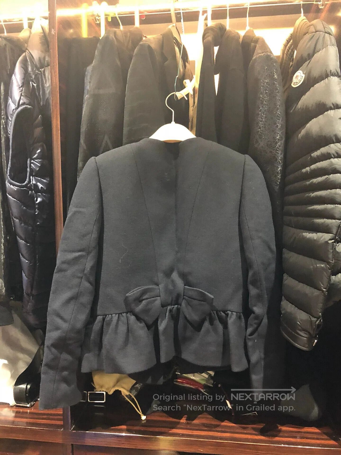 Valentino Red Valentino Black Coat Small Size. Size US XS / EU 42 / 0 - 2 Thumbnail