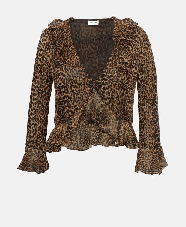 Saint Laurent Paris Blouse Size XS / US 0-2 / IT 36-38 - 1 Thumbnail