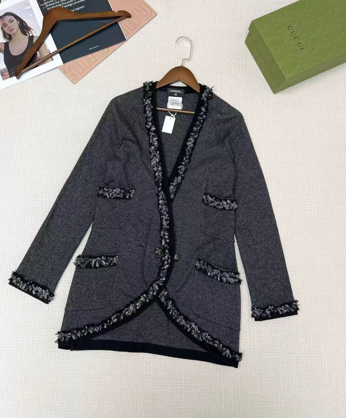 Chanel Chanel Women's Jacket 38 Size S / US 4 / IT 40 - 7 Thumbnail