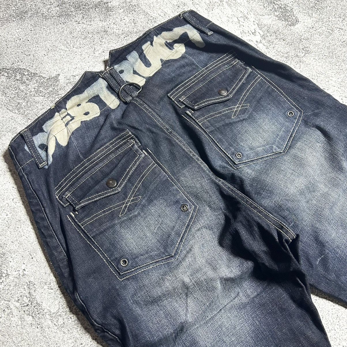 Japanese Brand Vintage Pants Denim PPFM DESTRUCT Strect Material Size US 35 - 21 Thumbnail
