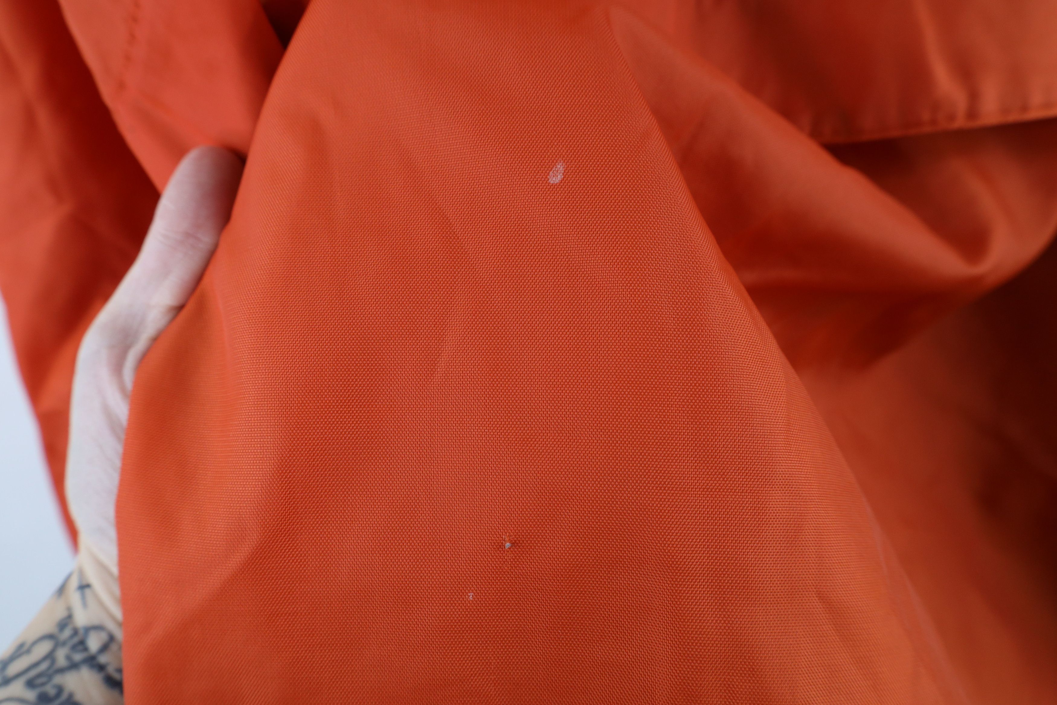 Vintage Vintage 90s Streetwear Packable Anorak Jacket Orange Nylon Size US XL / EU 56 / 4 - 7 Thumbnail
