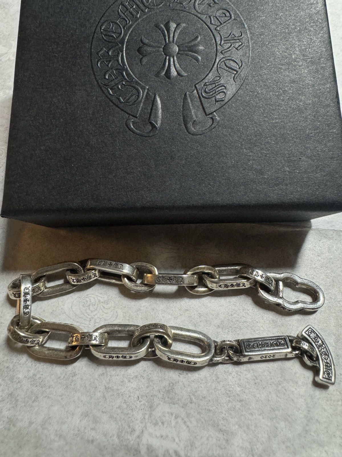 Chrome Hearts Chrome Hearts Paper Chain Bracelet Large Links Size ONE SIZE - 6 Thumbnail