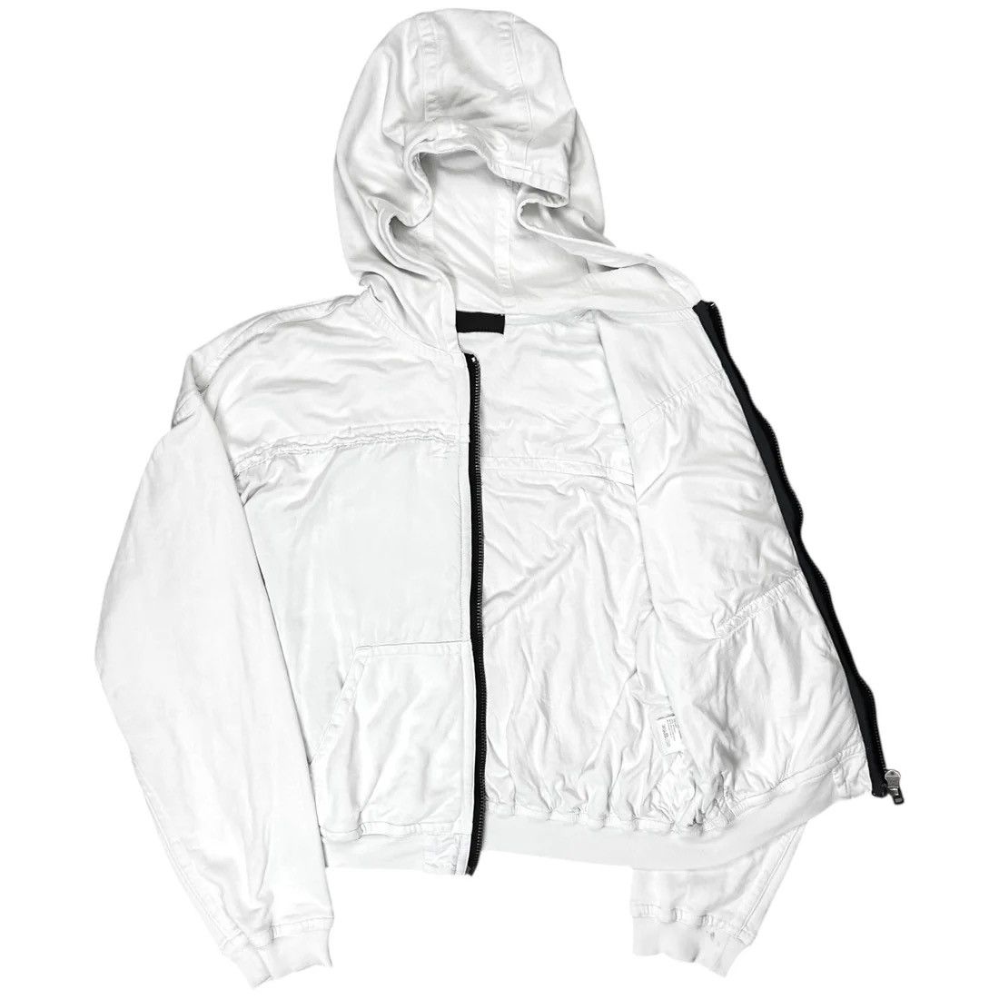 Haider Ackermann Haider Ackermann Distressed Panel Zip Hoodie - SS17 Size US L / EU 52-54 / 3 - 8 Thumbnail