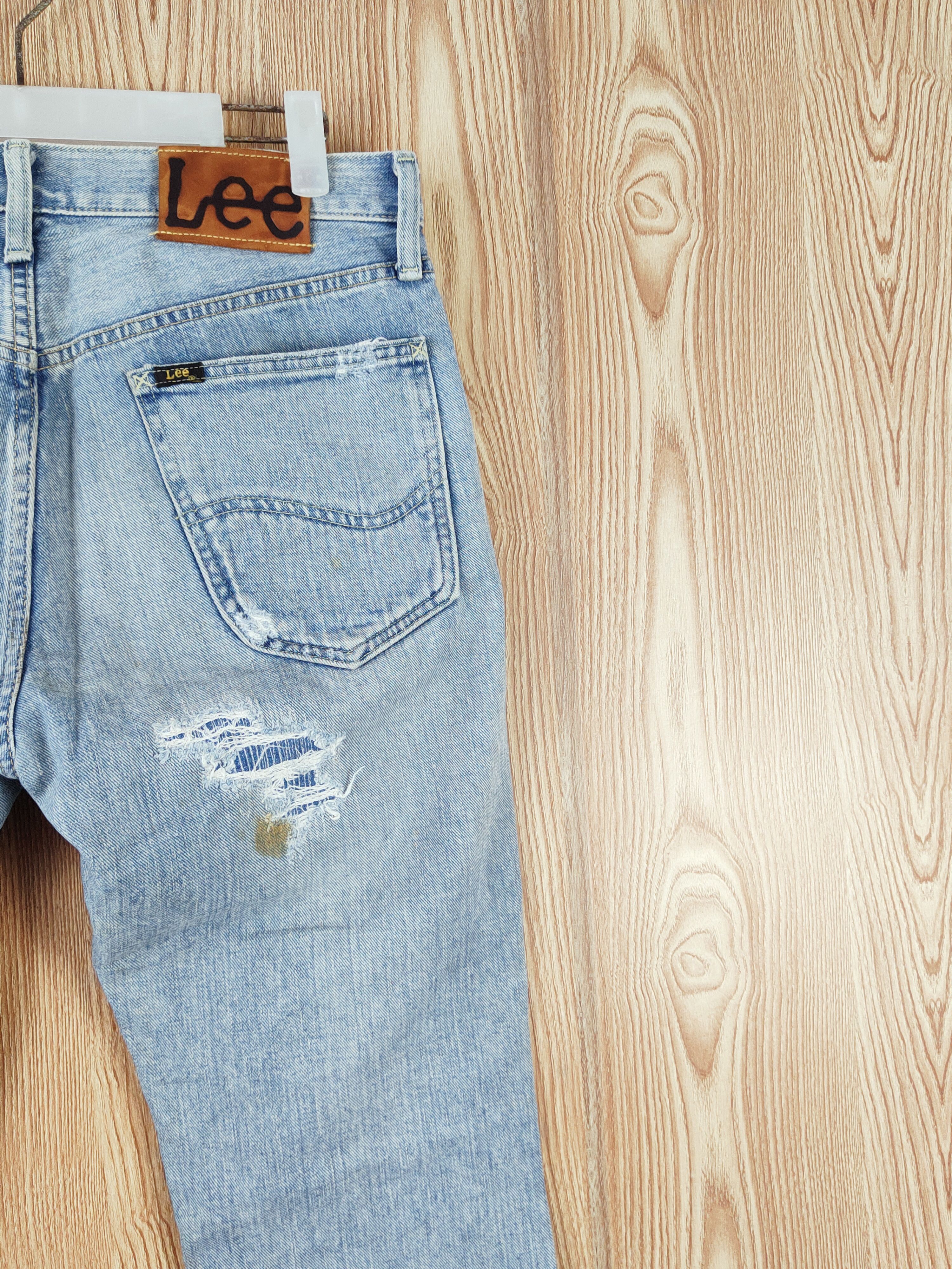 Japanese Brand Lee Blue Faded Distressed Ripped Jeans #W797 Size US 32 / EU 48 - 11 Thumbnail