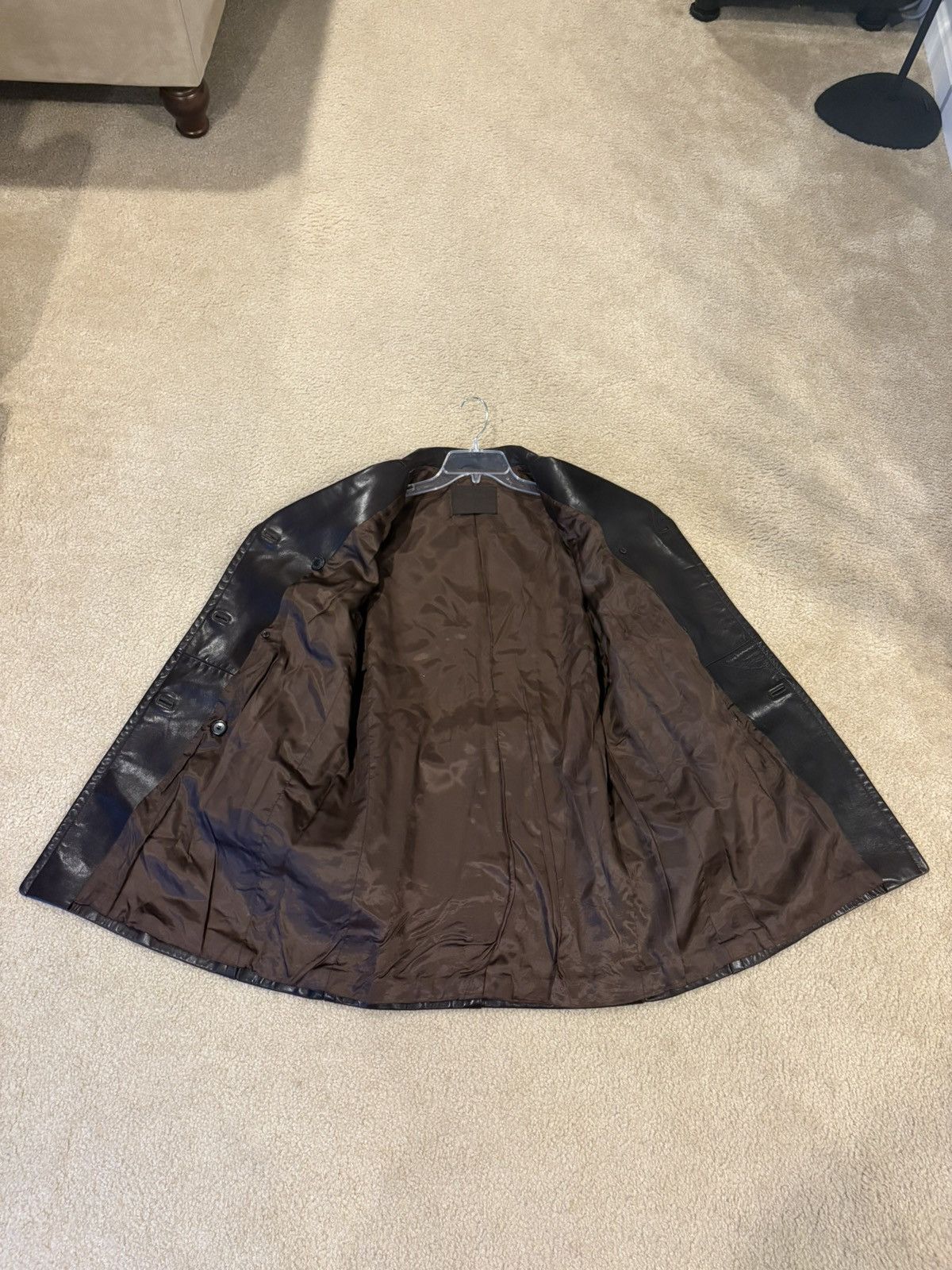 Prada 1992 Prada Vintage Leather Jacket Size M / US 6-8 / IT 42-44 - 5 Thumbnail
