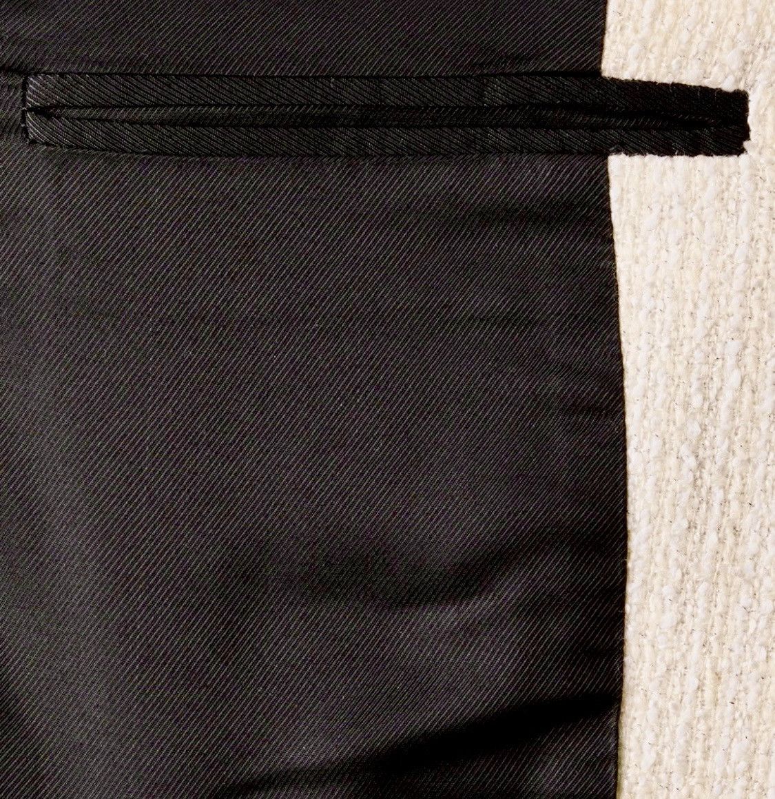Amiri AMIRI Double-Breasted Silk Twill Wool Bouclé Blazer Size 50L Size 50L - 15 Thumbnail