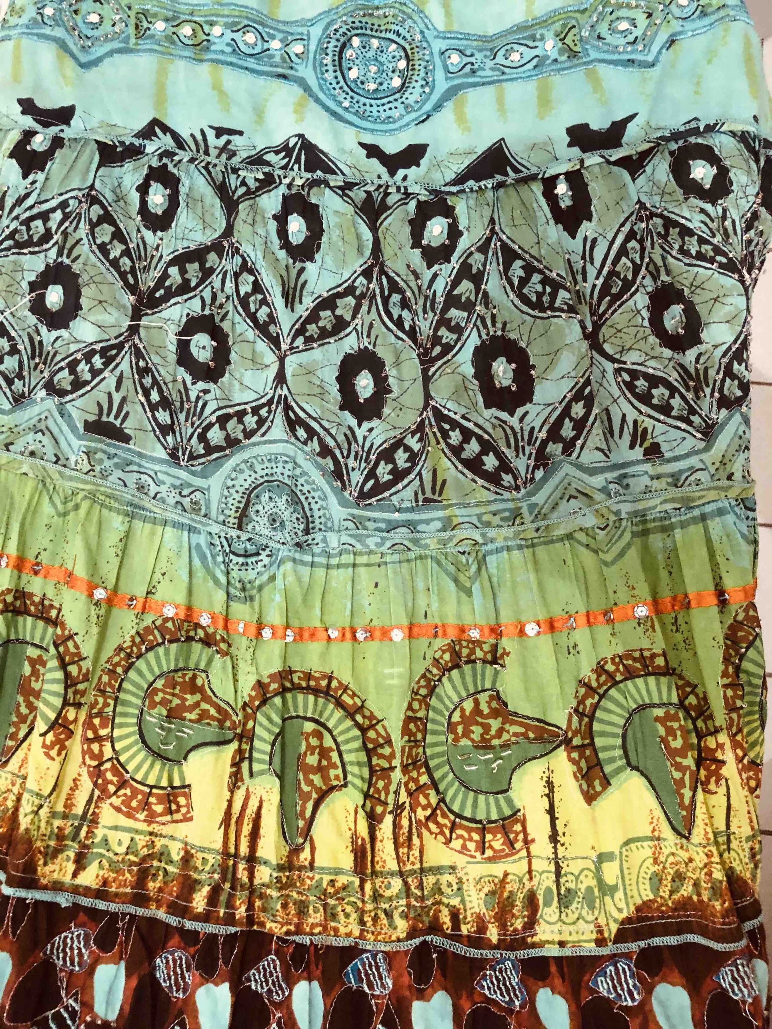 Vintage 70's Vintage Long Skirt Size M / US 6-8 / IT 42-44 - 5 Thumbnail
