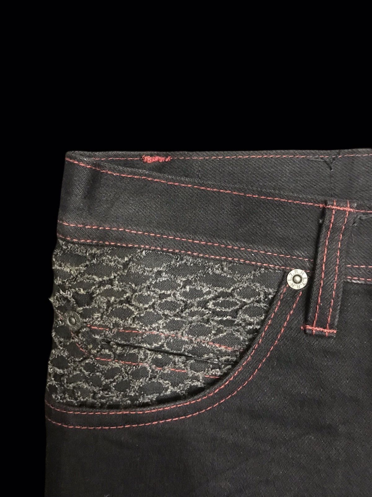 Japanese Brand 💥RAW DENIM FLARE💥Archival L7 Tokyo Style Sturdy Denim F134 Size US 33 - 10 Thumbnail
