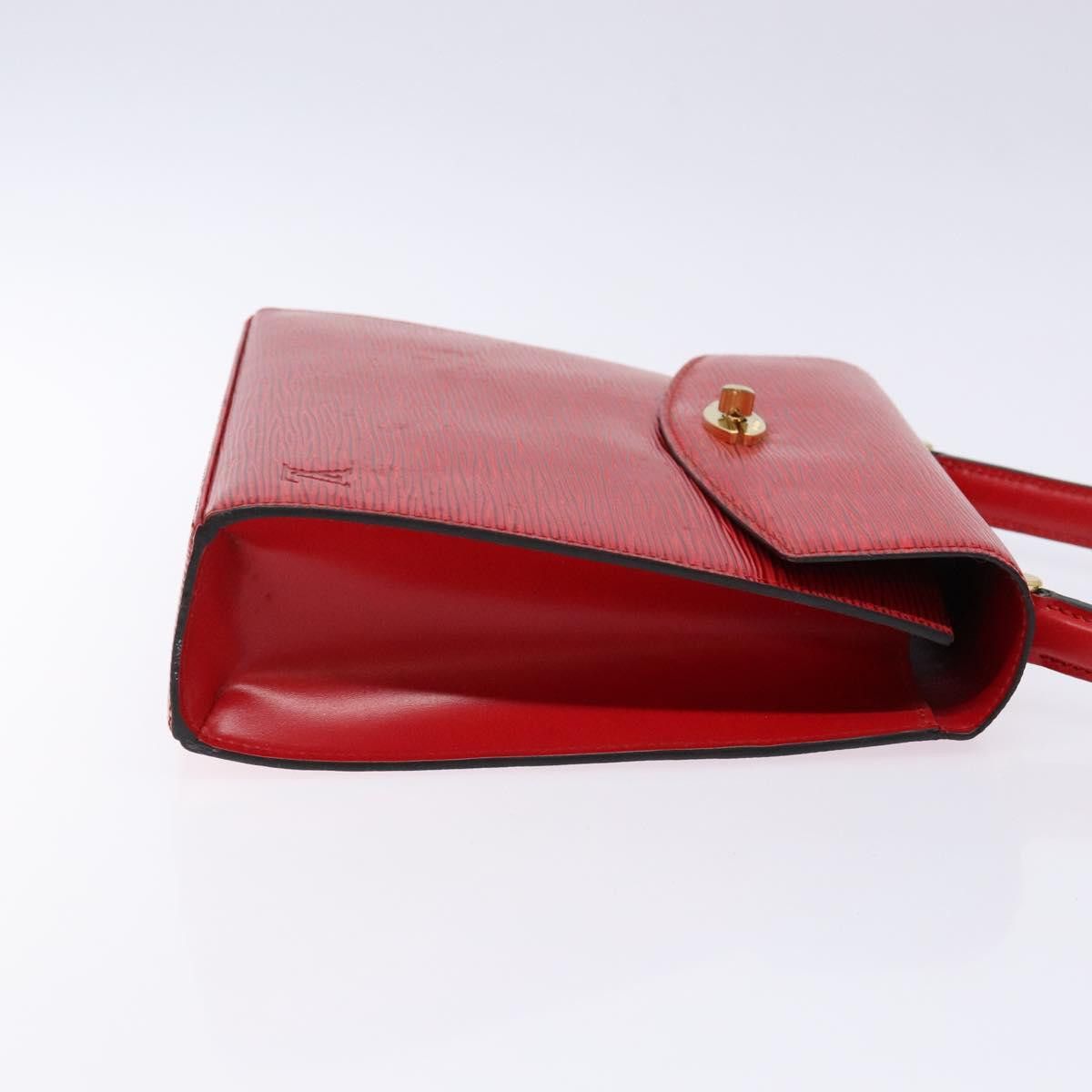 Louis Vuitton LOUIS VUITTON Epi Malesherbes Hand Bag Red M52377 Size ONE SIZE - 3 Thumbnail