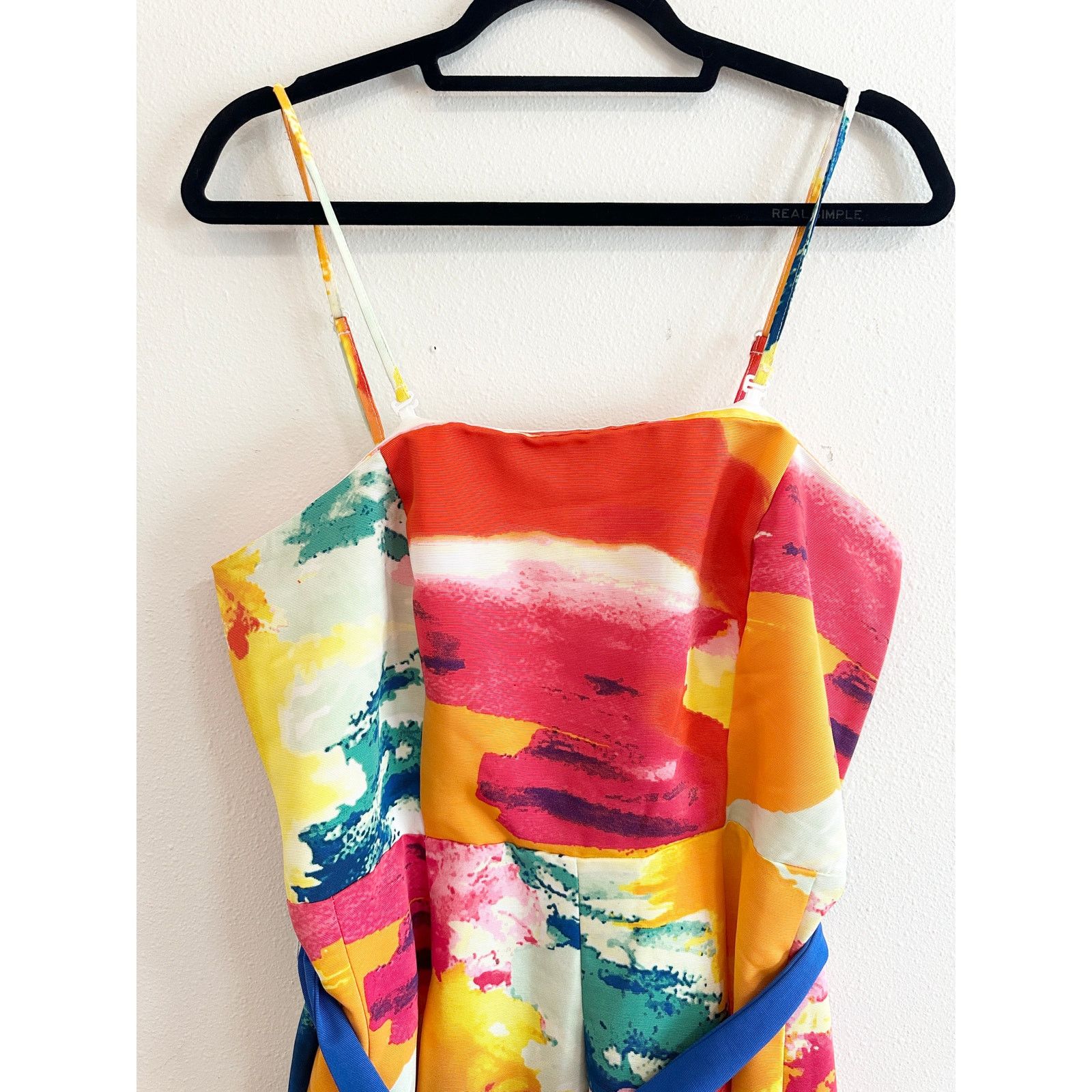 Other NWT New York & Company Colorful Watercolor Dress size 14 Size XL / US 12-14 / IT 48-50 - 3 Thumbnail
