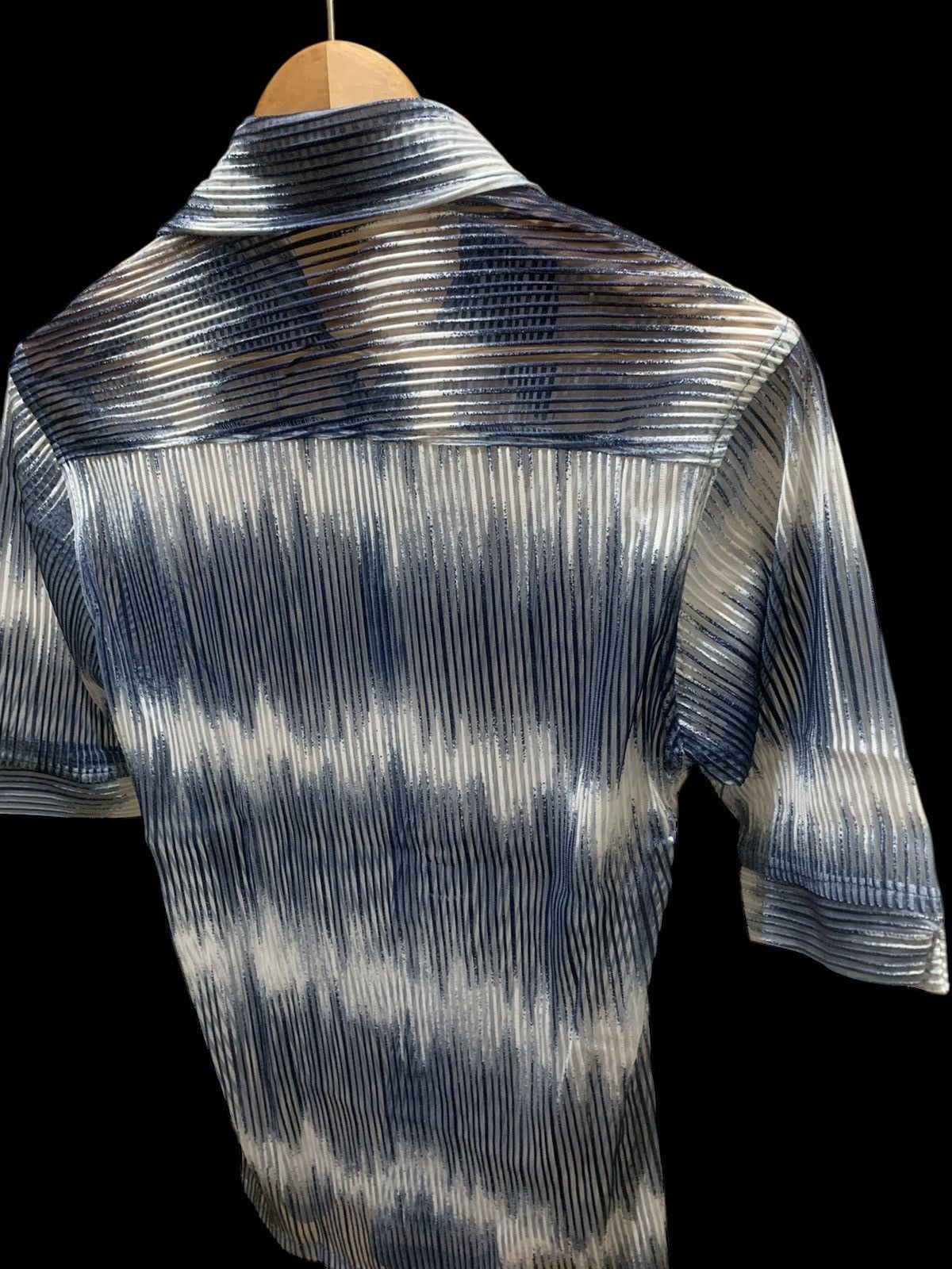 Other Vintage Japan Nookady Gradation mesh sheer shirt Size US M / EU 48-50 / 2 - 8 Thumbnail
