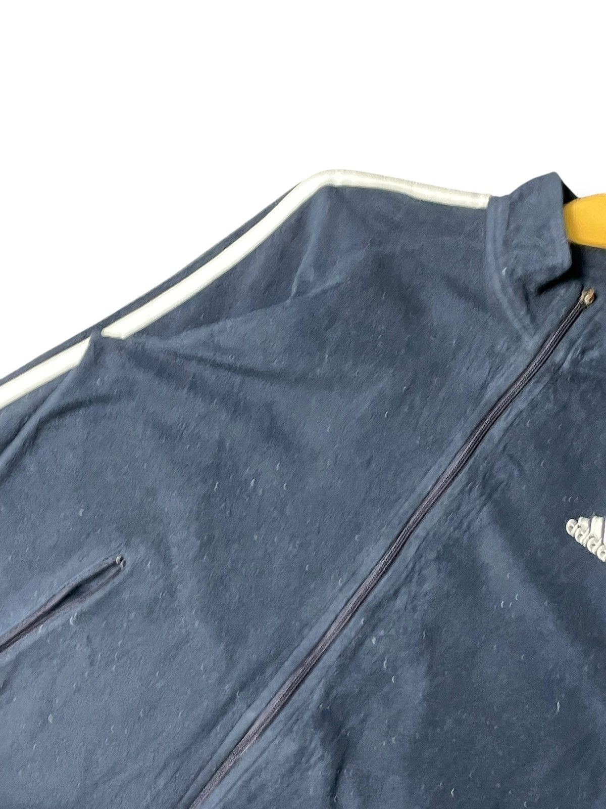 Adidas × Vintage Vintage Adidas Fleece Zipper Jacket (68) Size US S / EU 44-46 / 1 - 5 Thumbnail