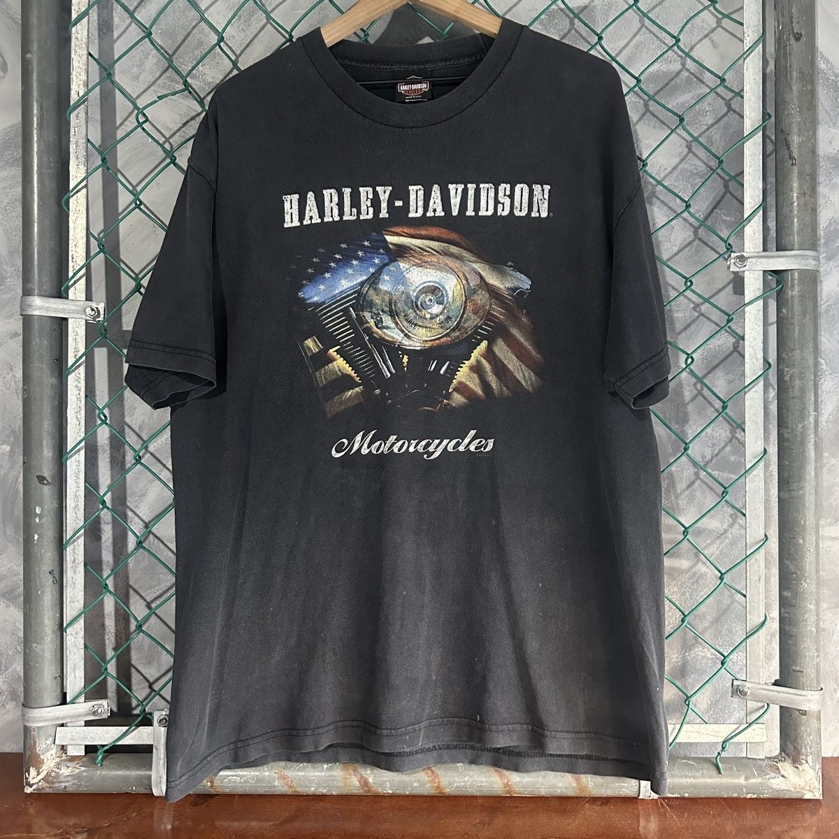 Harley Davidson Vintage Harley Davidson T Shirt Mens XL Black Arizona Size US XL / EU 56 / 4 - 2 Thumbnail
