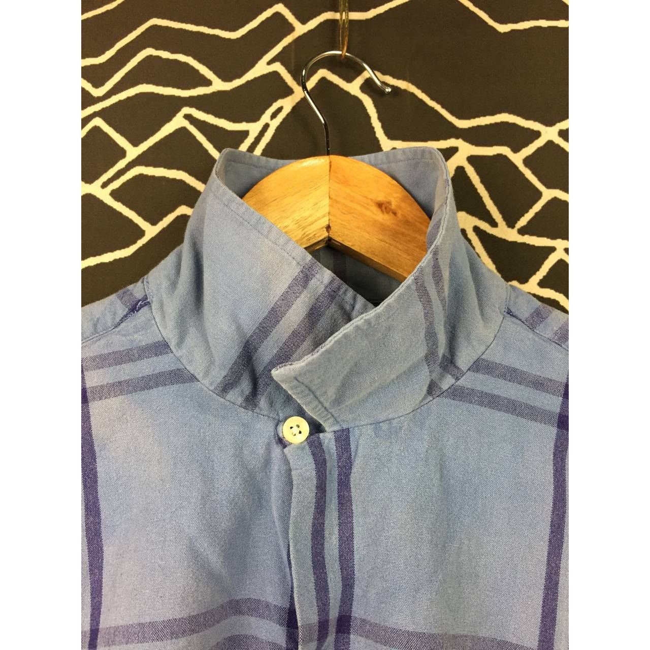 Polo Ralph Lauren × Vintage Vtg Polo Ralph Lauren Adams Short Sleeve Plaid Shirt Size US M / EU 48-50 / 2 - 7 Thumbnail