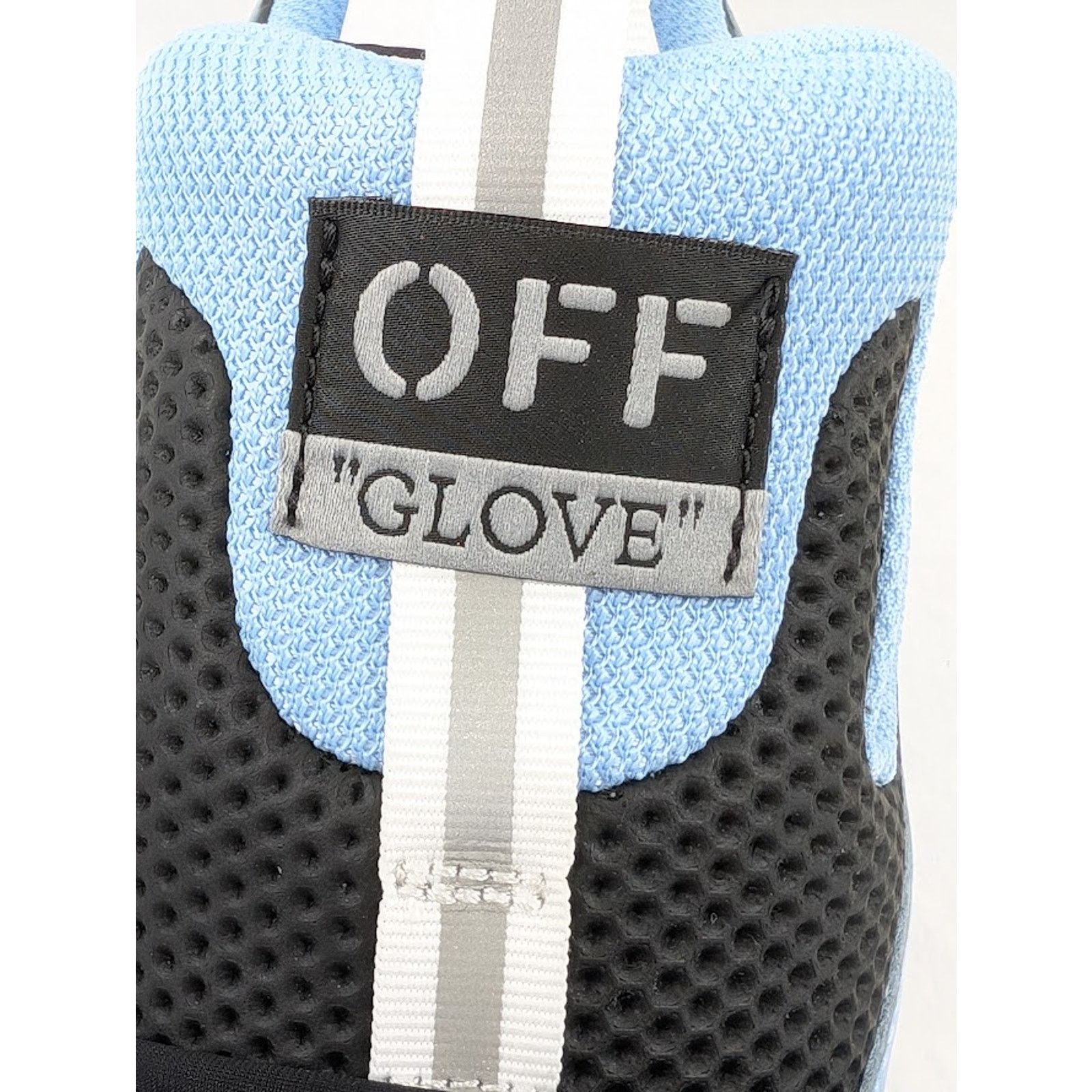 Off-White o1rshd1 Glove Slip On Sneakers in Light Blue/Black Size US 11 / EU 44 - 12 Thumbnail