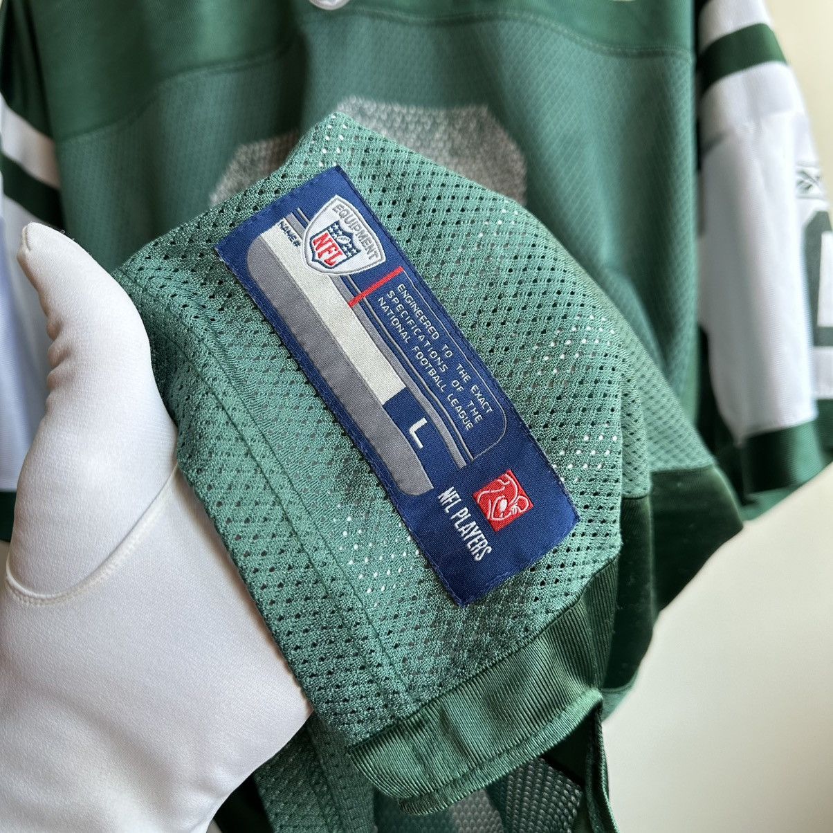 NFL Vintage New York Jets Santonio Holmes #10 NFL Jersey Size US L / EU 52-54 / 3 - 7 Thumbnail