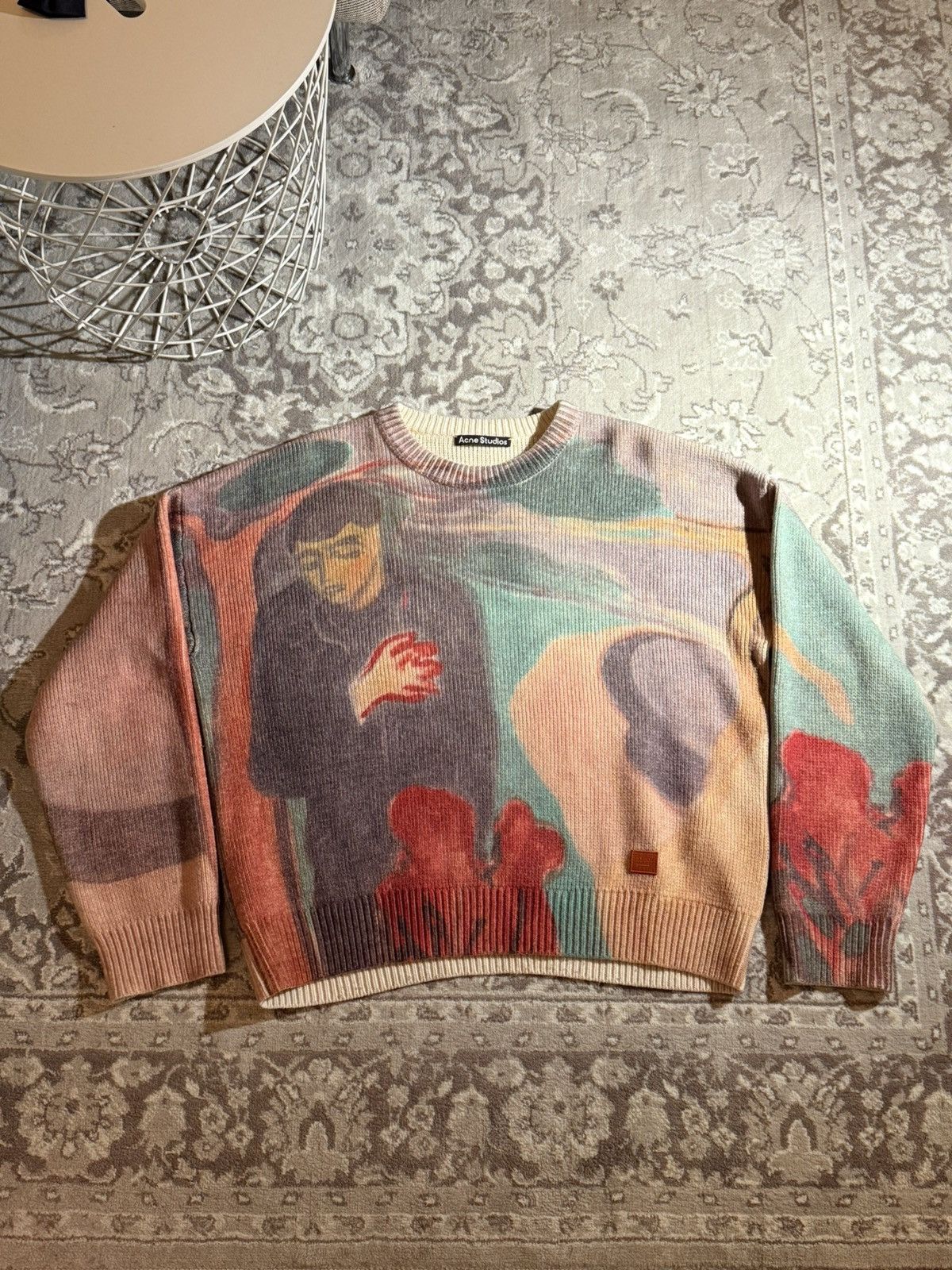 Acne Studios × Designer Acne Studios - Edvard Munch ”Separation” Knitwear | S/M | Size US S / EU 44-46 / 1 - 2 Thumbnail