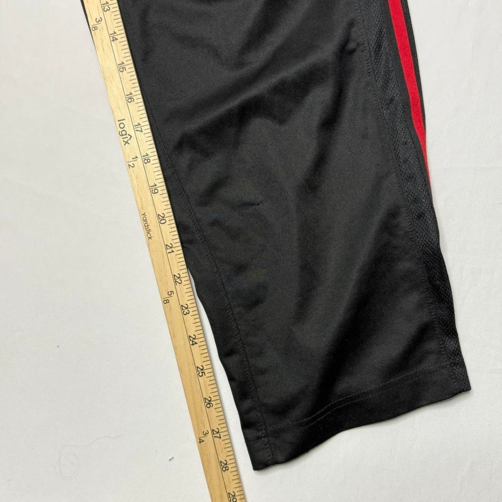 Nike Vintage Nike Black Red Stripe Track Pants Men’s Large Size US 33 - 6 Thumbnail
