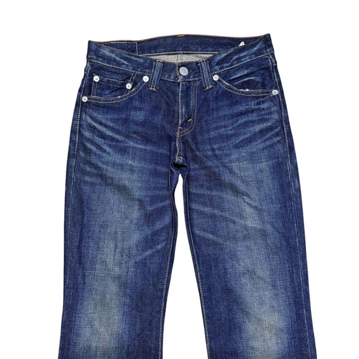 Levi's 2000s Levis 708 Flare Jeans Low Rise Hedi Slimane Size US 30 / EU 46 - 3 Thumbnail