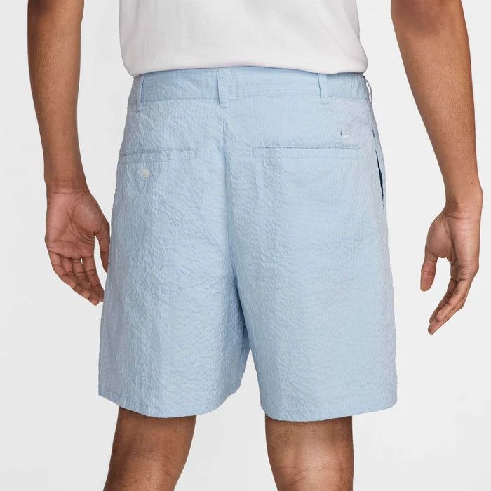 Nike Nike Life Men's SeerSucker Shorts Light Blue HF6363-440 36 Size US 36 / EU 52 - 5 Thumbnail