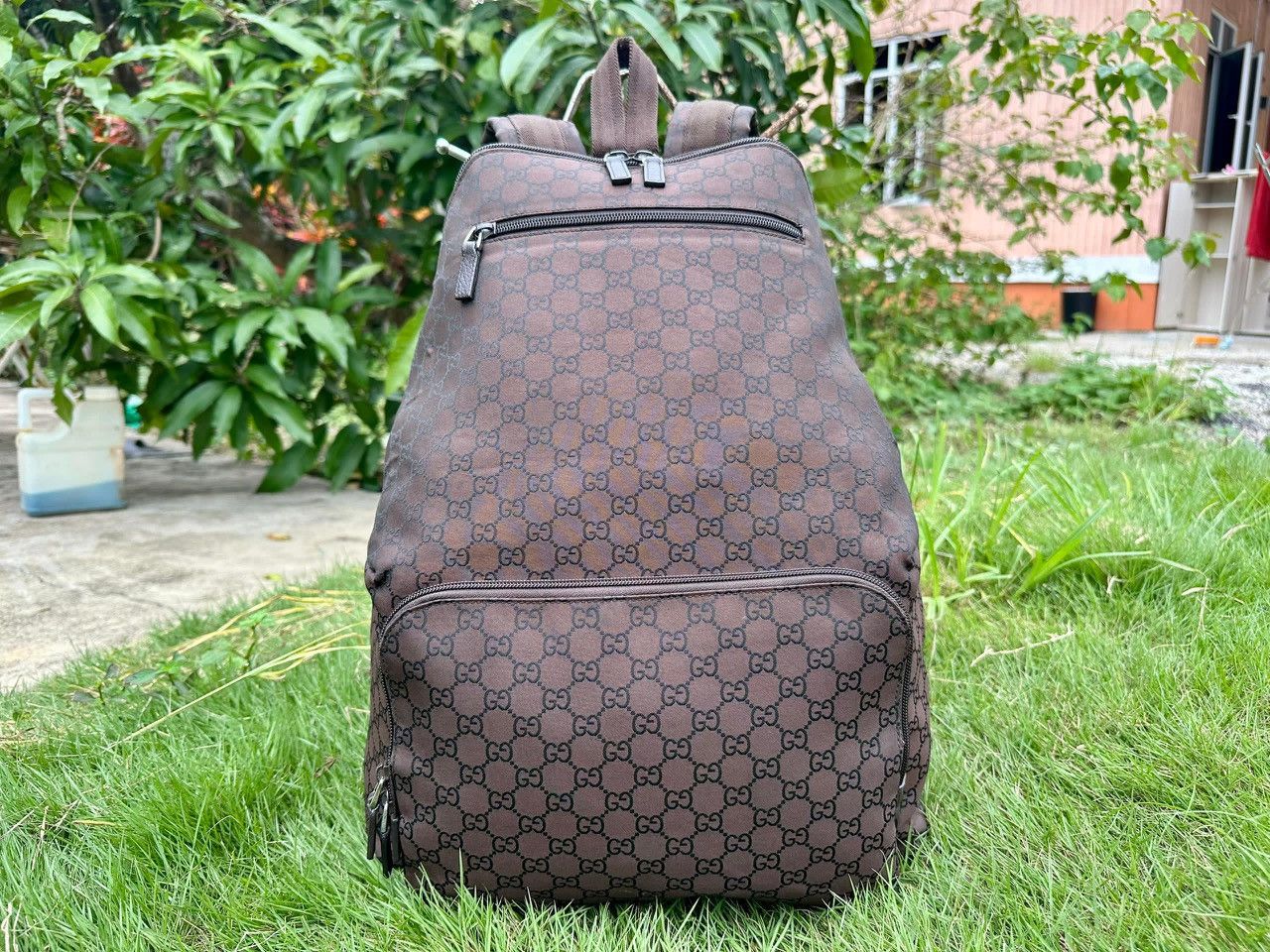 Gucci Authentic Gucci Guccisima Nylon Large Backpack Size ONE SIZE - 1 Thumbnail